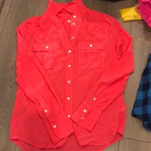 Jcrew Blythe blouse 100% silk